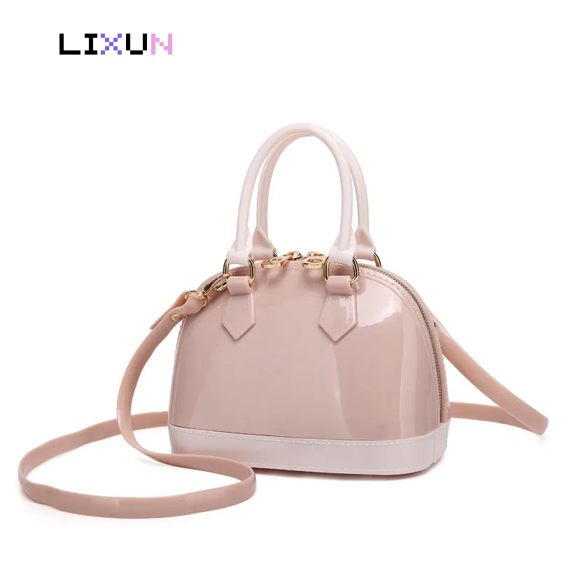 

Casual Women Silicone Sweet Handbags Tote Bag Girls Shell Bolsas Famous Ladies Summer Jelly Crossbody Shoulder Beach Bags Bolsa