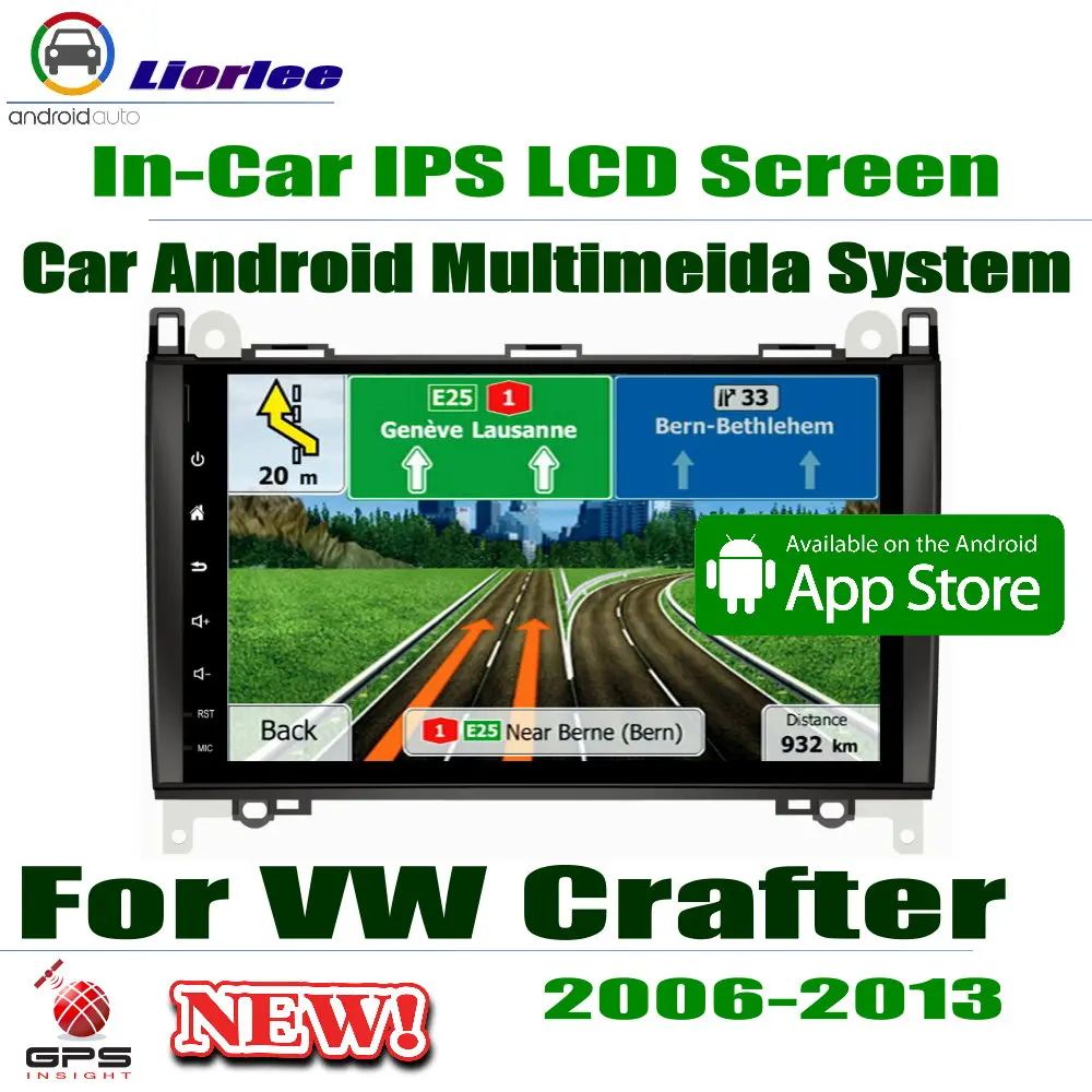 Автомобильный проигрыватель Android для Volkswagen Crafter/LT3 2006 ~ 2013 9 "ips ЖК-экран gps навигационная система Радио Аудио Видео Стерео