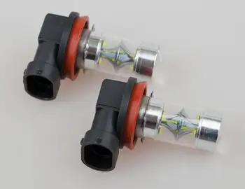 

2Pcs 45W Bright White Socket H8 H9 H11 CREE LED Fog Light Source Bulb projector High Power LED Headlight DC12-24V