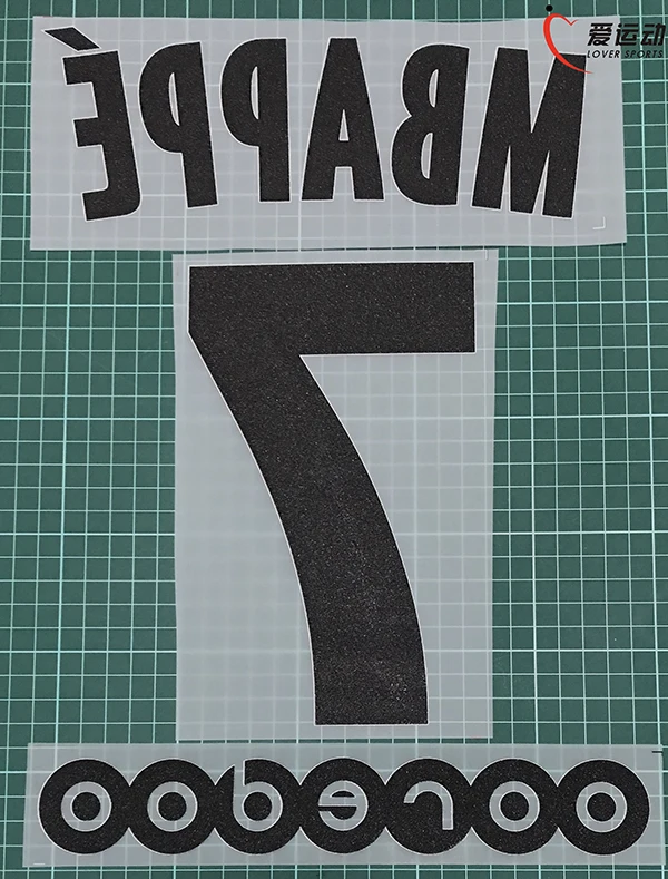 19 PSG home MBAPPE#7 набор именных чисел+ Ligue 1 Чемпион патч+ ooredo Париж MBAPPE#7 nameset