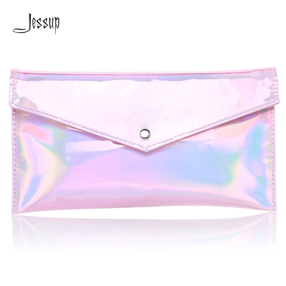 

Jessup Brushes Bag Pink Cosmetics Bag Makeup accessories Women Bag Travel Makeup Case CB003 24 *13cm
