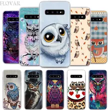 Животное Сова чехол для телефона для samsung Galaxy S10e S10 плюс S7 S8 S9 Plus, Note 8, 9, 10, плюс S10 5G M20 M30 жесткий чехол Coque