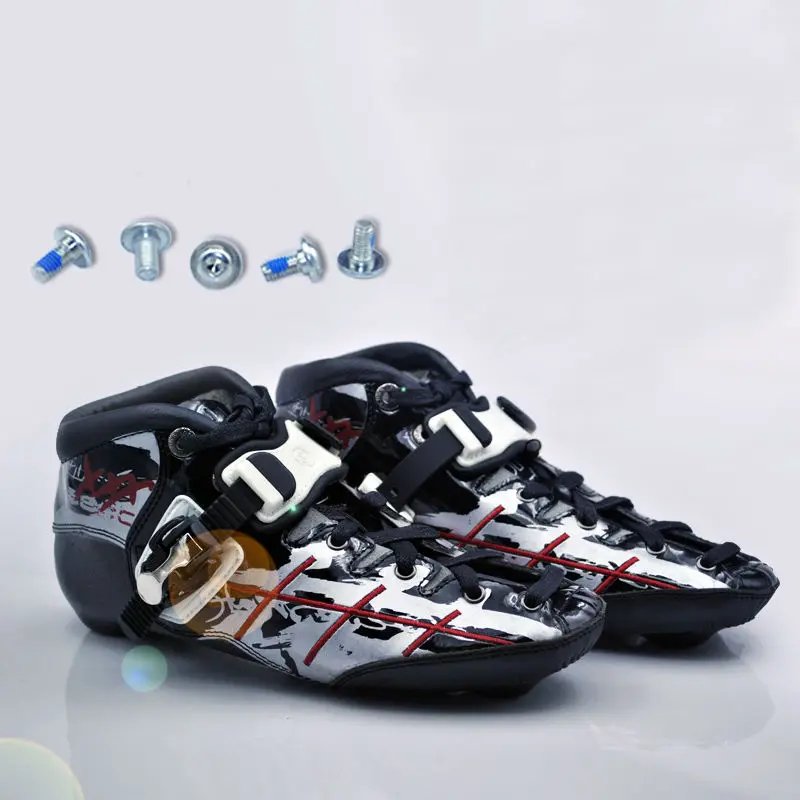 free shipping adult's speed skates my speed boots blackin Flashing