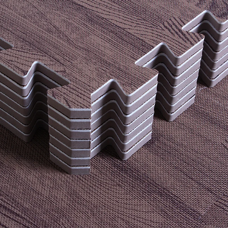 

Imitation wood grain puzzle mat EVA Foam mat Household tatami stitching crawling mat Children's games Non-slip carpet Yoga mat