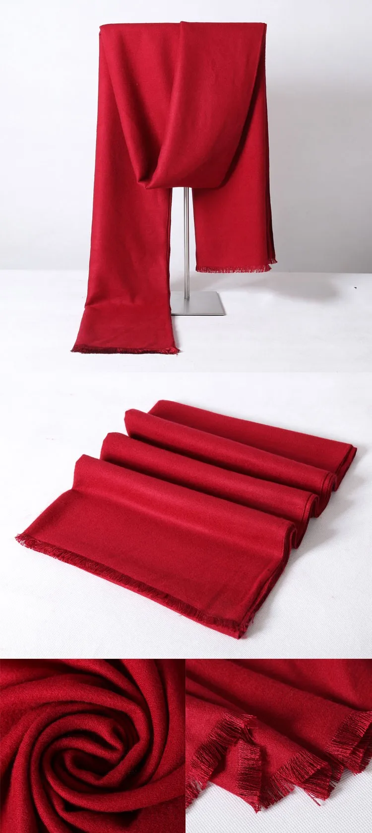 Около 180*30 см мужской теплый шарф модный однотонный стиль формальный деловой шаль утолщенный теплый шарф для мужчин