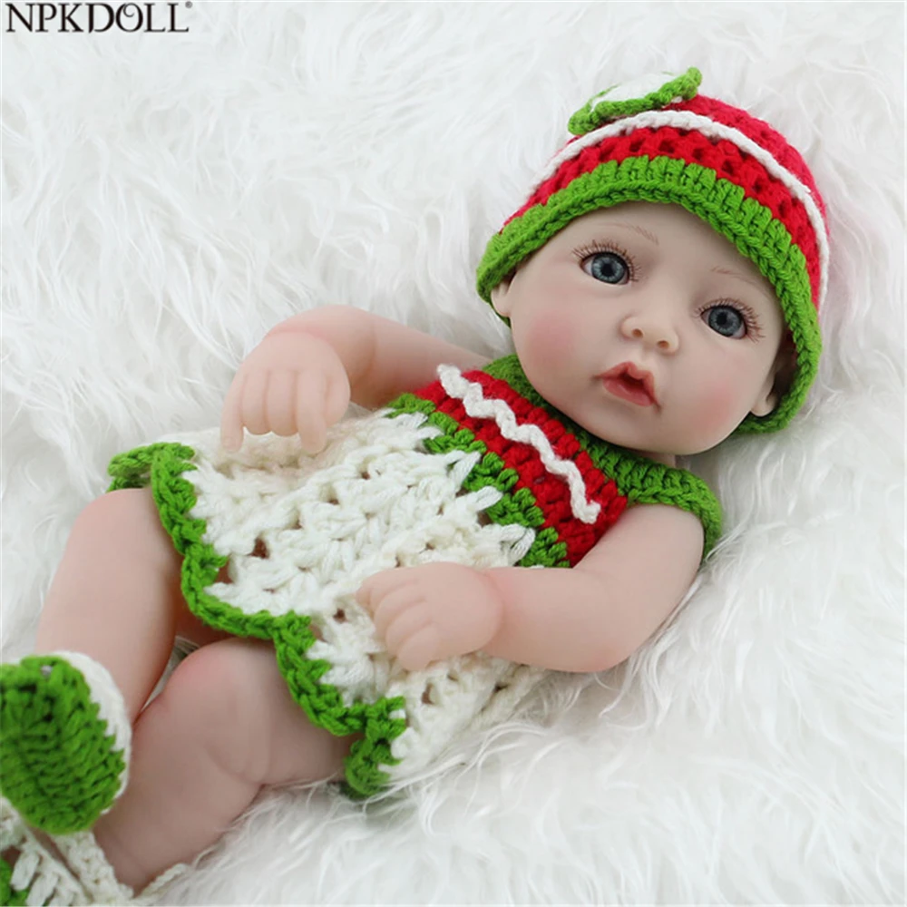 NPKDOLL Bebe 10 &quotНастоящая силиконовая кукла для девочек детский подарок высокого