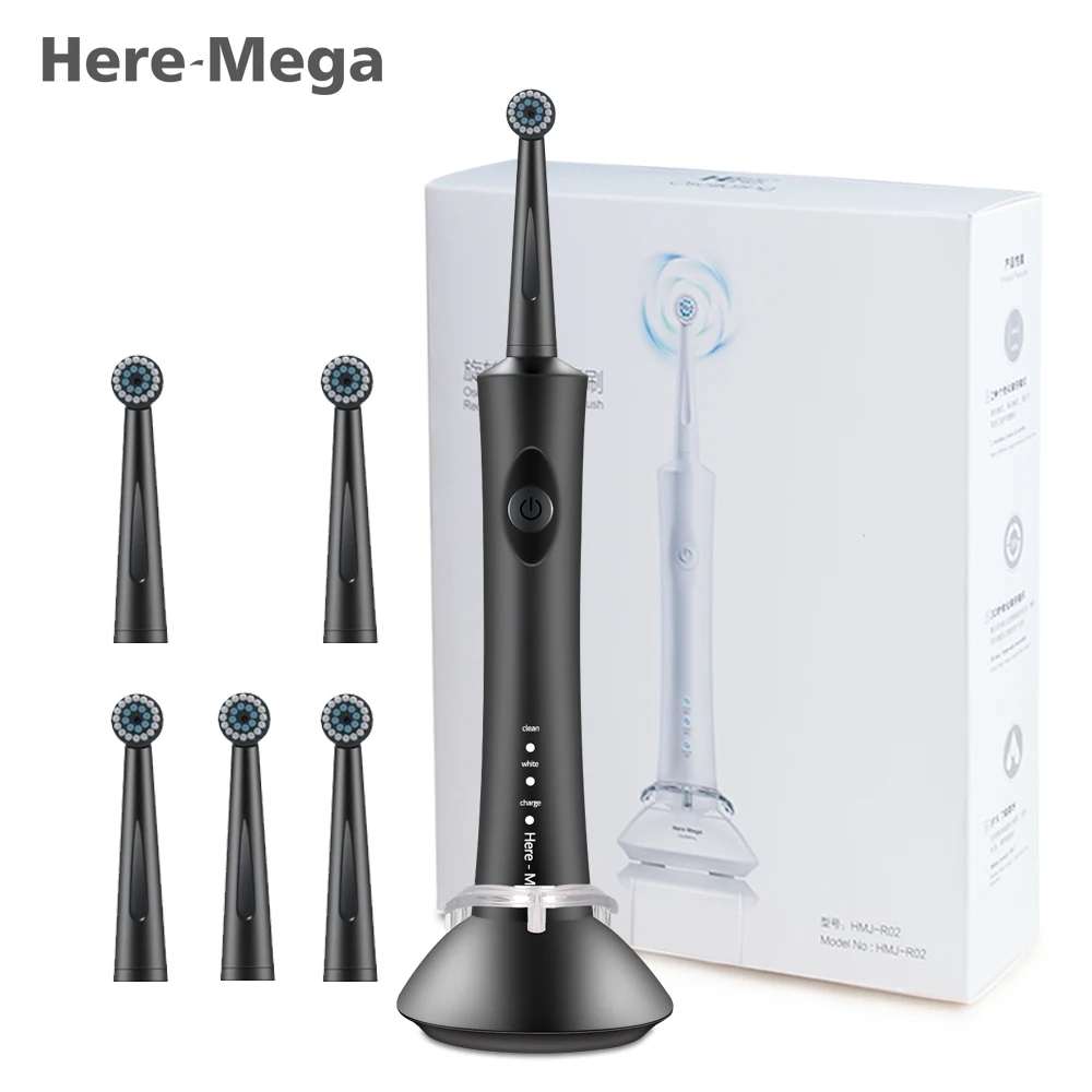 

Here Mega Sonic Electric Toothbrush USB Charging Oral Care Clean Whitening Toothbrush Shock Waterproof Multifunction Toothbrush