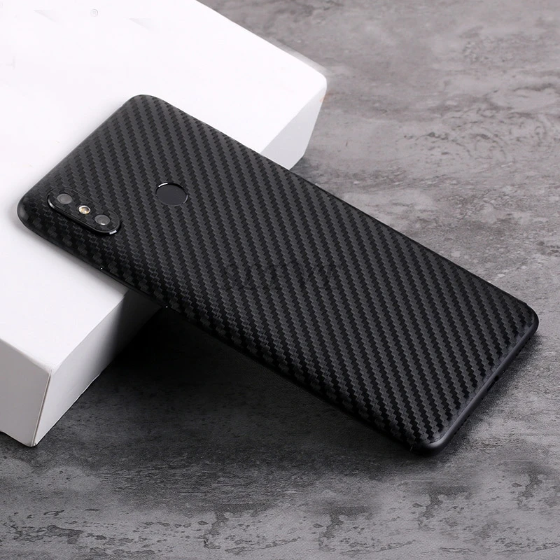 Xiao mi Max 3 funda de fibra de carbono ultrafina funda trasera para Xiao mi Max 3 mi Max3 6,9 \