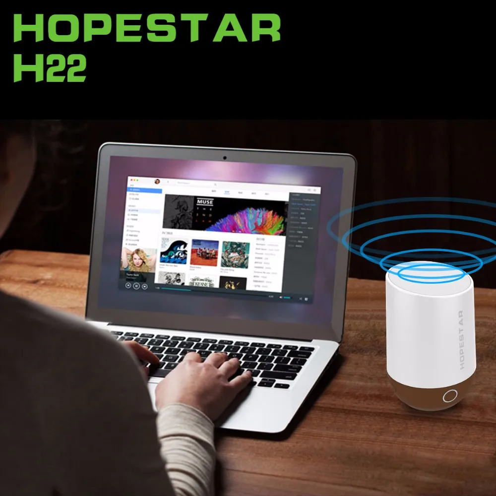 HOPESTAR H22 ткань сети Беспроводной bluetooth-динамик открытый портативный динамик мини Беспроводной bluetooth аудио Поддержка TF/USB