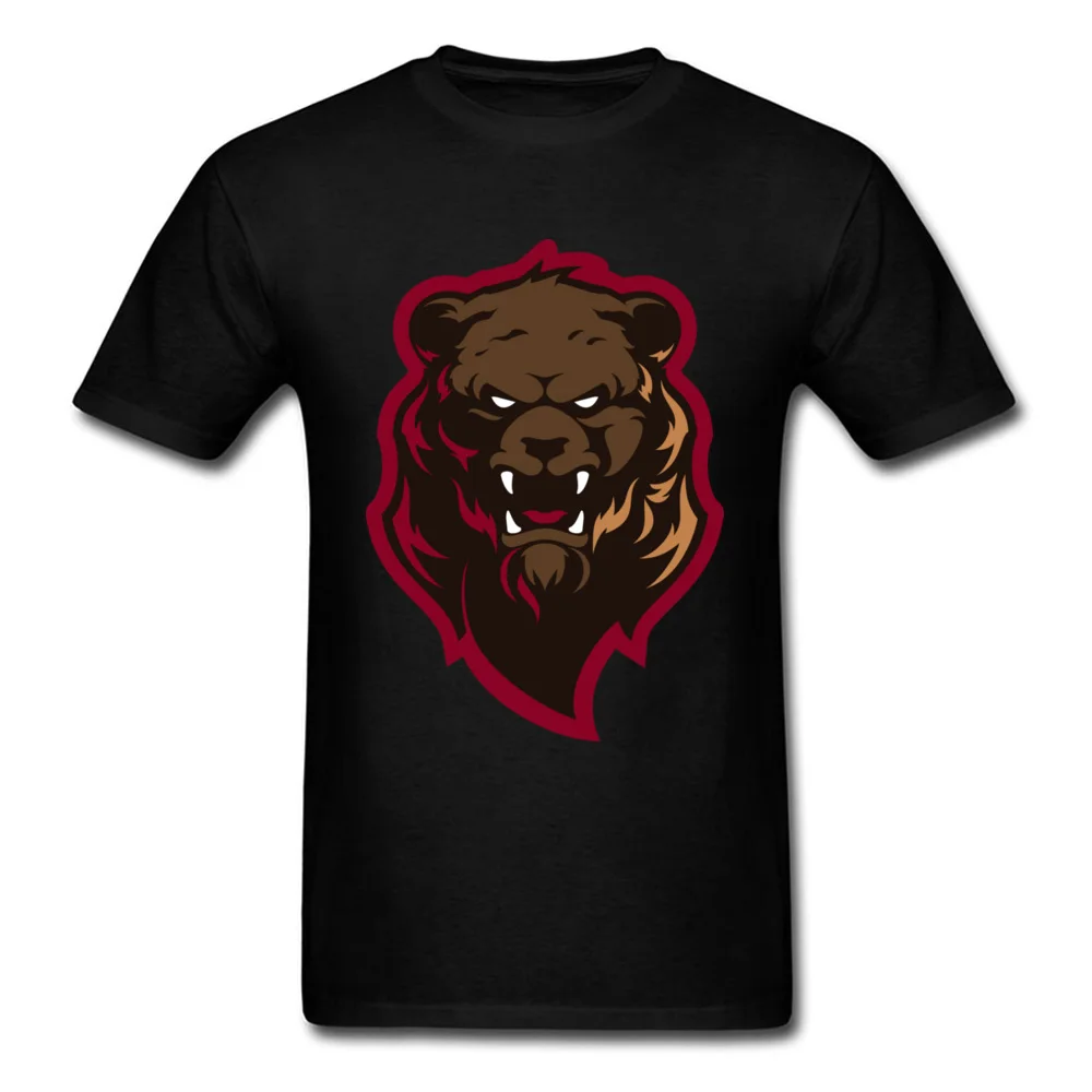 Angry grizzly bear_black