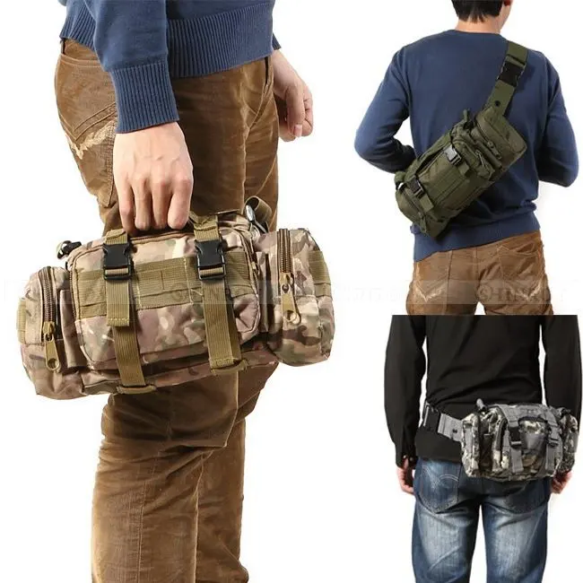 3P Tactical Waist Pack Hiking Ride Waist Pack Chest Pack Shoulder Bag