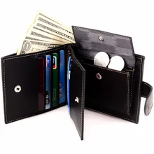 Con bolsillo de la Moneda de Venta Caliente Nuevo estilo del cerrojo de la manera marca de calidad hombres del diseño del monedero de los hombres carteras