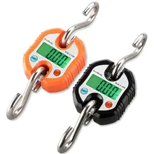150KG Electronic font b Scale b font Durable Digital Hanging Hook Mini Portable Steelyard font b