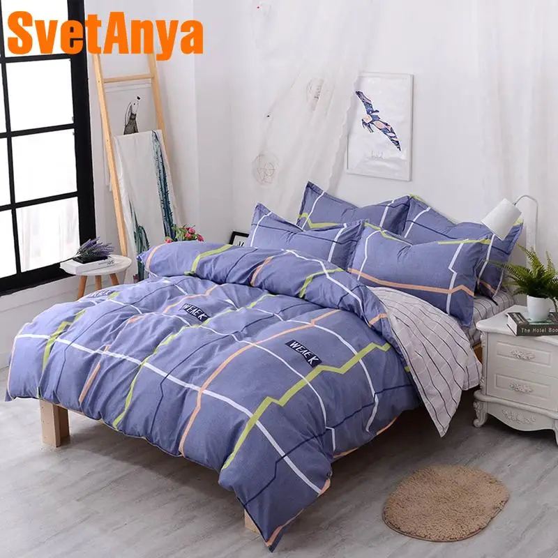 

Svetanya Boys bedding sets microfiber sheet pillowcase Quilt Cover single double size
