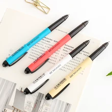 Корея канцелярские Милая гелевая черные чернила для ручки Творческий Студент записи Тесты ручка