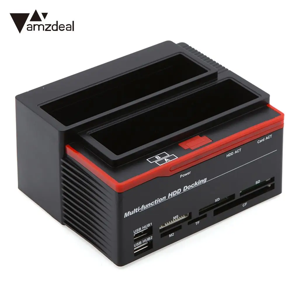 

HDD Clone Station USB2.0 Card Reader Laptop for MacBook Pro HDD Docking Station HDD SSD ABS
