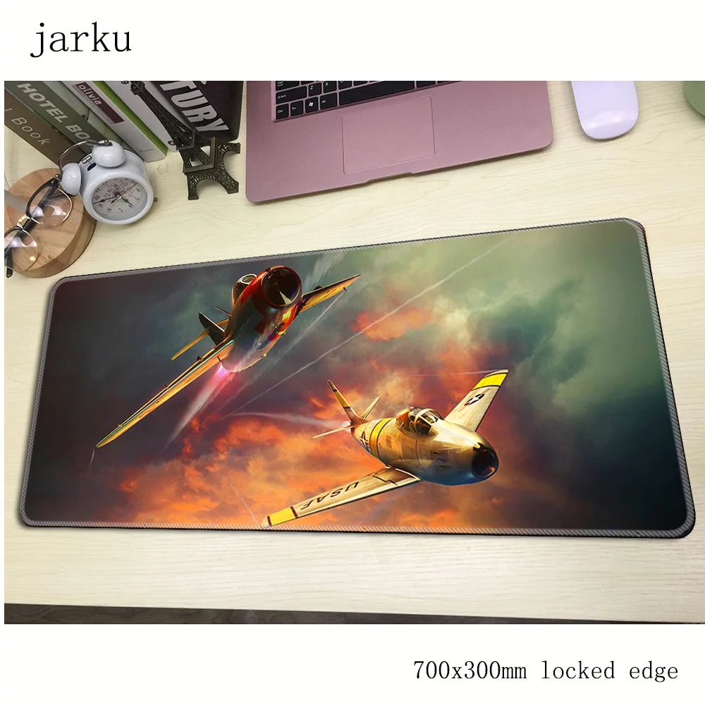 Игровой коврик для мыши war thunder 700x300x3 мм большой профессиональный аксессуары