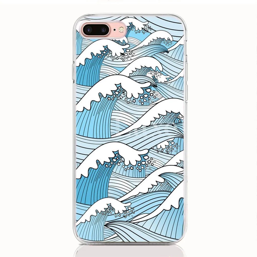 A03  7 Plus Cartoon Wave Art Japanese