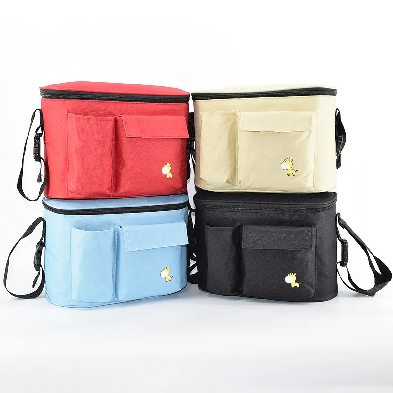  Baby Stroller Hanging Bag Mother`s and Baby Carriage Accessories Mummy with Thicker Lined Diaper Ba