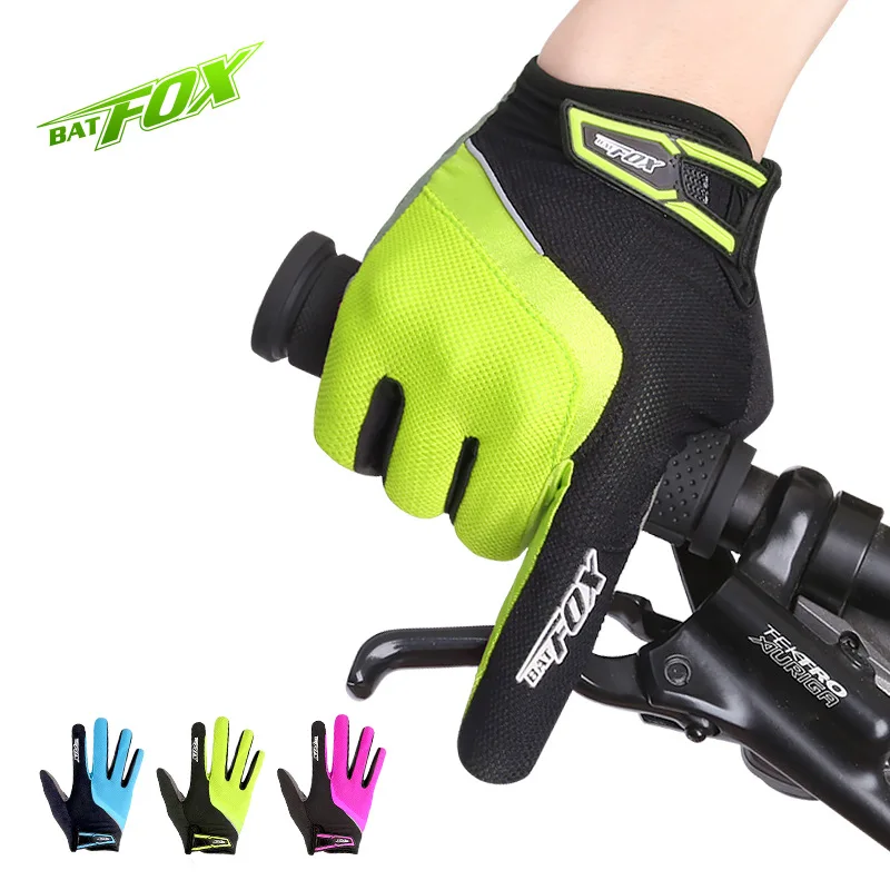 Prix pour BATFOX Sport Cyclisme Gants Plein Doigt Polyester Vélo Gants Anti-choc Anti-sueur VTT Gants de Vélo En Plein Air Vente chaude Prix pour BATFOX Sport Cyclisme Gants Plein Doigt Polyester Vélo Gants Anti-choc Anti-sueur VTT Gants de Vélo En Plein Air Vente chaude