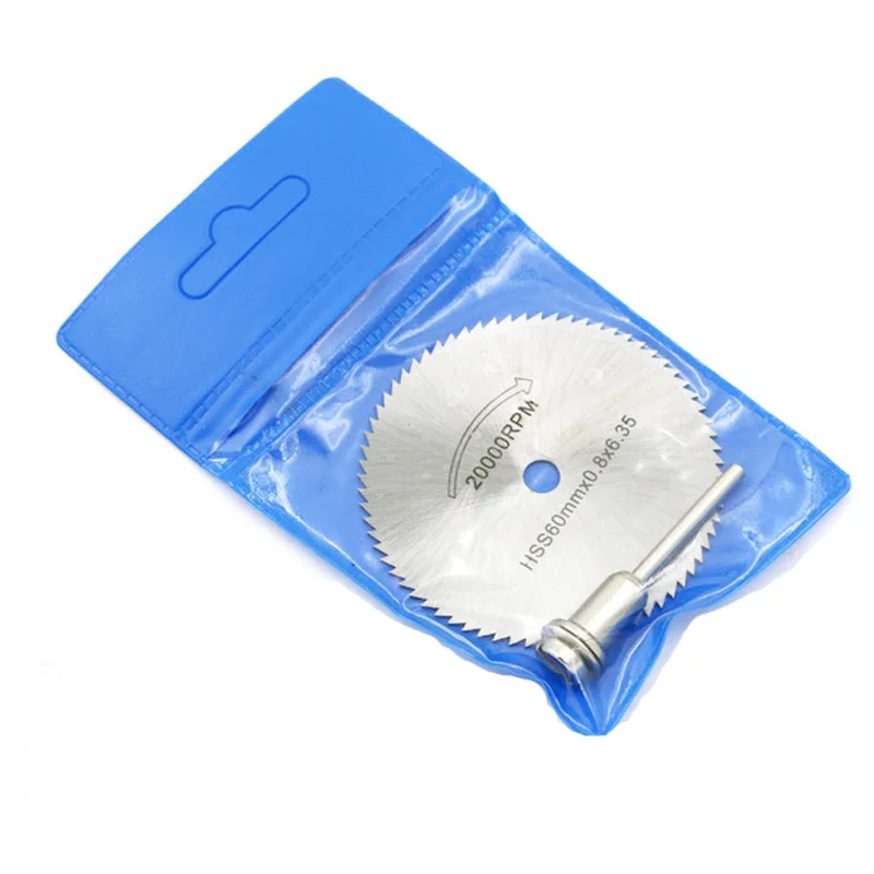 60mm 6.35 metal cutting disc dremel rotary tool circular saw blade