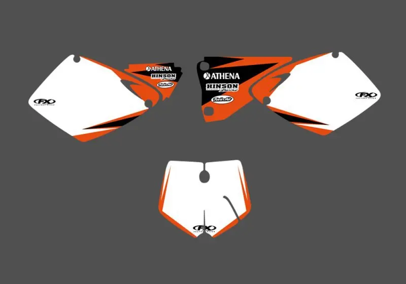 Команда мотоцикл графические наклейки для KTM SX 125 250 380 1998 1999 2000 MXC 200 300 2002 400 520
