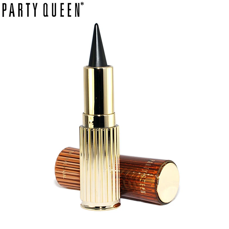 

Party Queen Golden Kajal Thick Black Waterproof Solid Eyeliner Makeup Ultra Waterproof Long Lasting Cat Eyes Gel Eyeliner Pencil