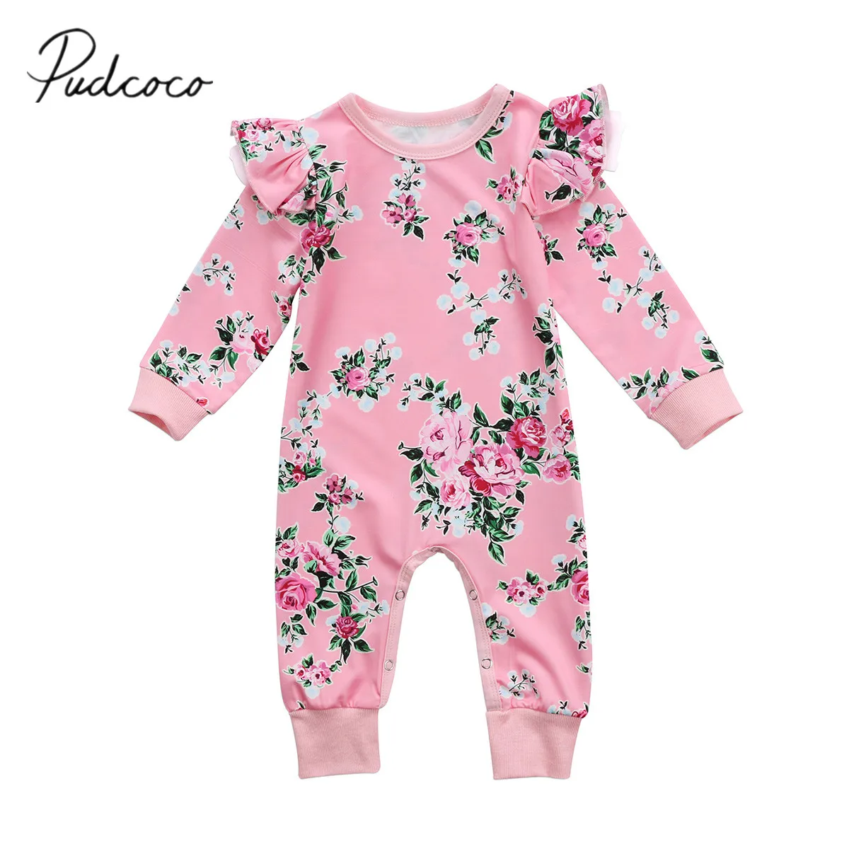 2017 Brand New Toddler Infant Newborn Kid Baby Girl Long Sleeve Floral