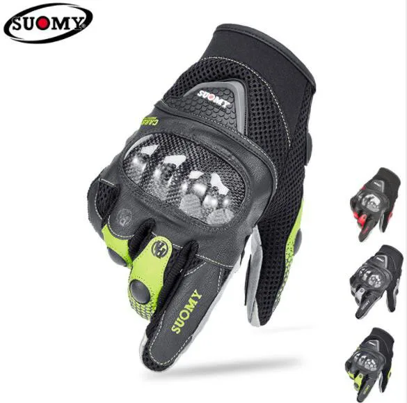 

SUOMY Motorcycle Gloves Motorbike Unisex Full Finger Glove Moto Gloves Fashionable Outdoor Racing Sport Glove Motocross Gloves