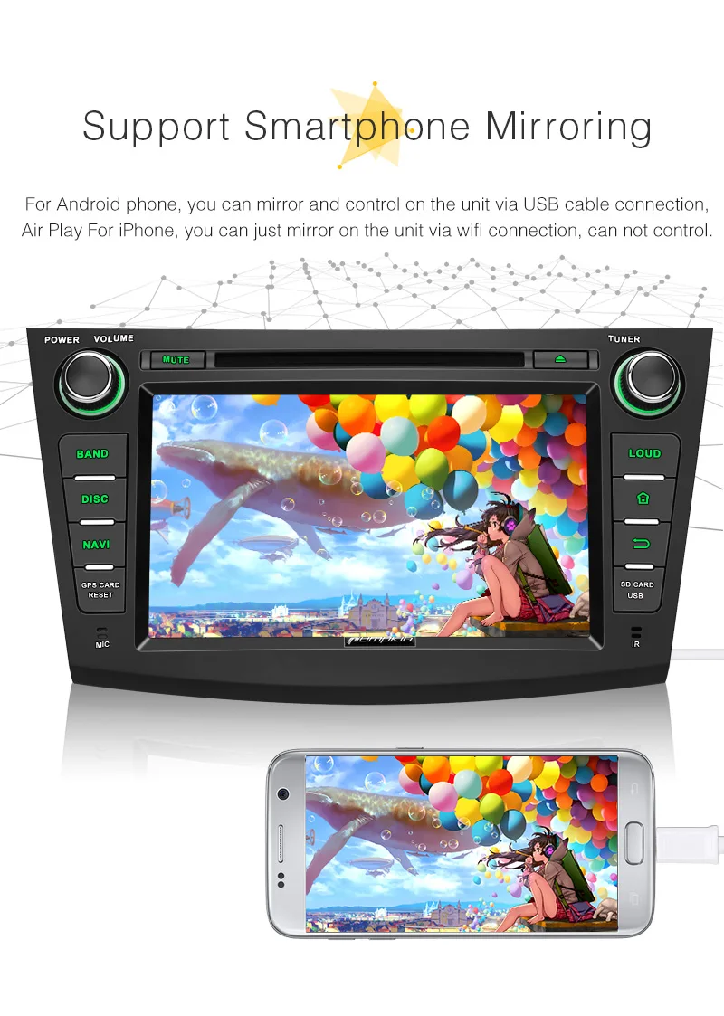 Pumpkin 2 Din 8 дюймов Android 0 автомобильный Радио dvd плеер 4 Гб RAM Wifi 4G стерео GPS навигация