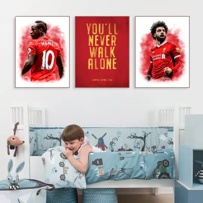 Liverpool FC Champions Poster d/écoratif sur toile pour salon chambre /à coucher 20 x 30 cm