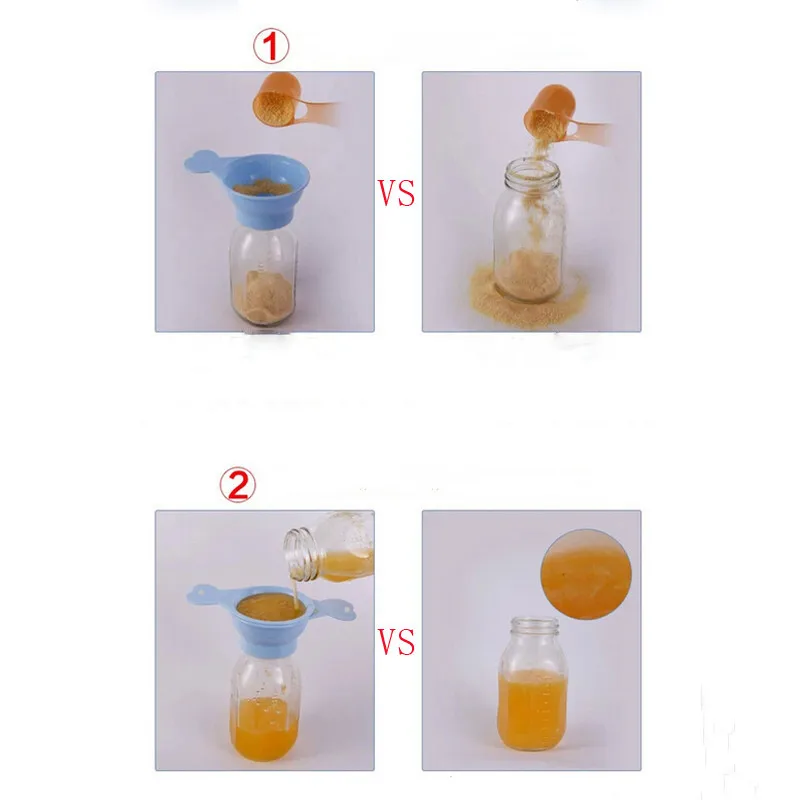 Воронка с широким горлом, воронка для консервирования, фильтр, бутылка для сока, воронка для варенья, кухонные гаджеты, инструменты для приготовления пищи