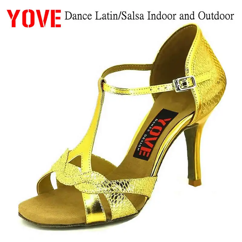 YOVE Style w1610-43 Dance shoes Bachata/Salsa Indoor and Outdoor Women's Dance Shoes