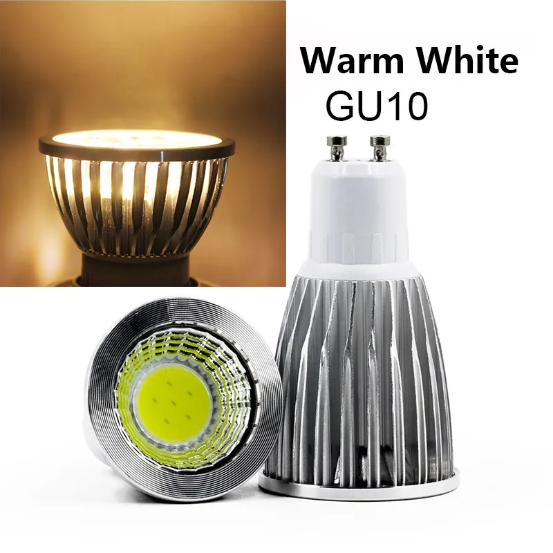 ZjRight AC85 265V GU10 GU5.3 E27 E14 Светодиодный прожектор 3W 5 Вт 7 9 COB процесс холодный белый