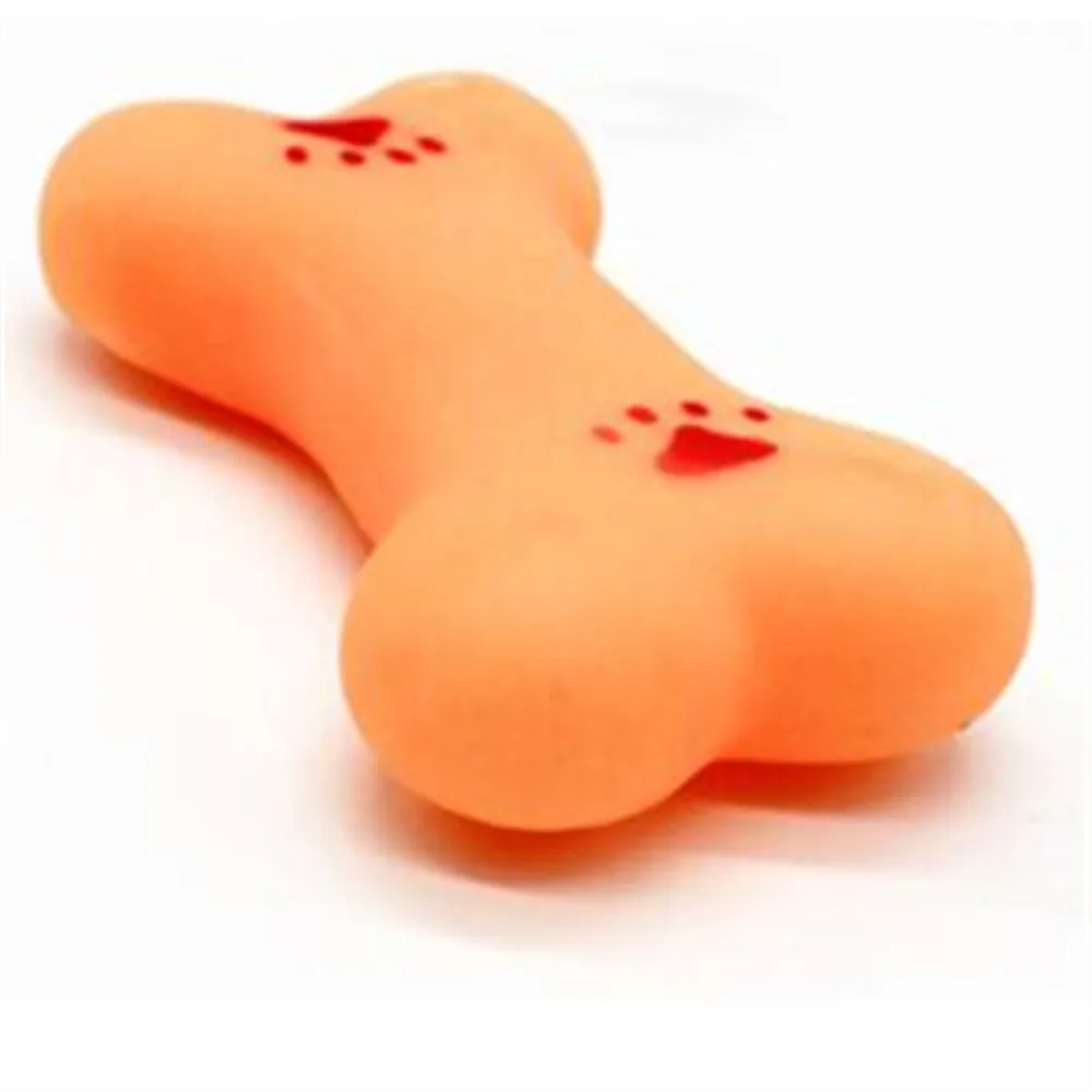 

Hateli Dog Toy Mini Vocal Bones Silicone Bones Pet Supplies