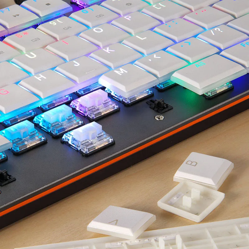 

Wired Mechanical Keyboard With RGB Backlight Gamer USB Keyboards for PC Computer Gaming ND998