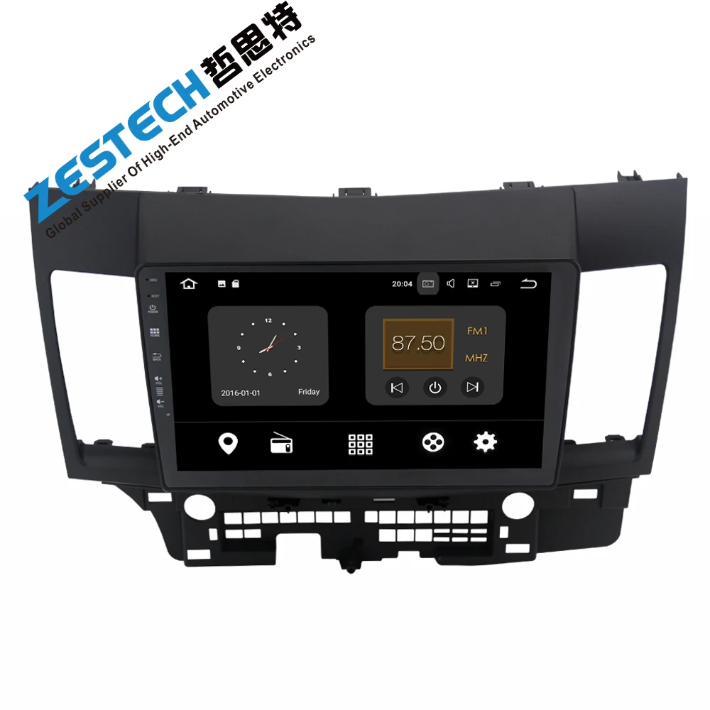 Perfect 10.1 inch full touch screen android car stereo multimedia for mitsubishi lancer2008-2015 with radio/gps navigation/video 1