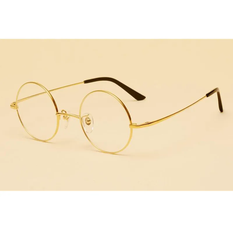 

Super Light 60s Vintage Round 50mm Spring Hinges John Lennon Eyeglass Frames Full Rim myopia Rx able Glasses