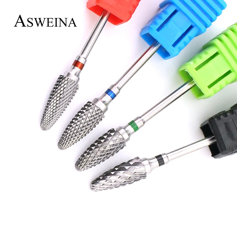 

Tungsten Nail Drill Bit Carbide Rotary Files Eletric Milling Cutter Nail Polish Remove Tools Cuticle Clean Manicure Accessories