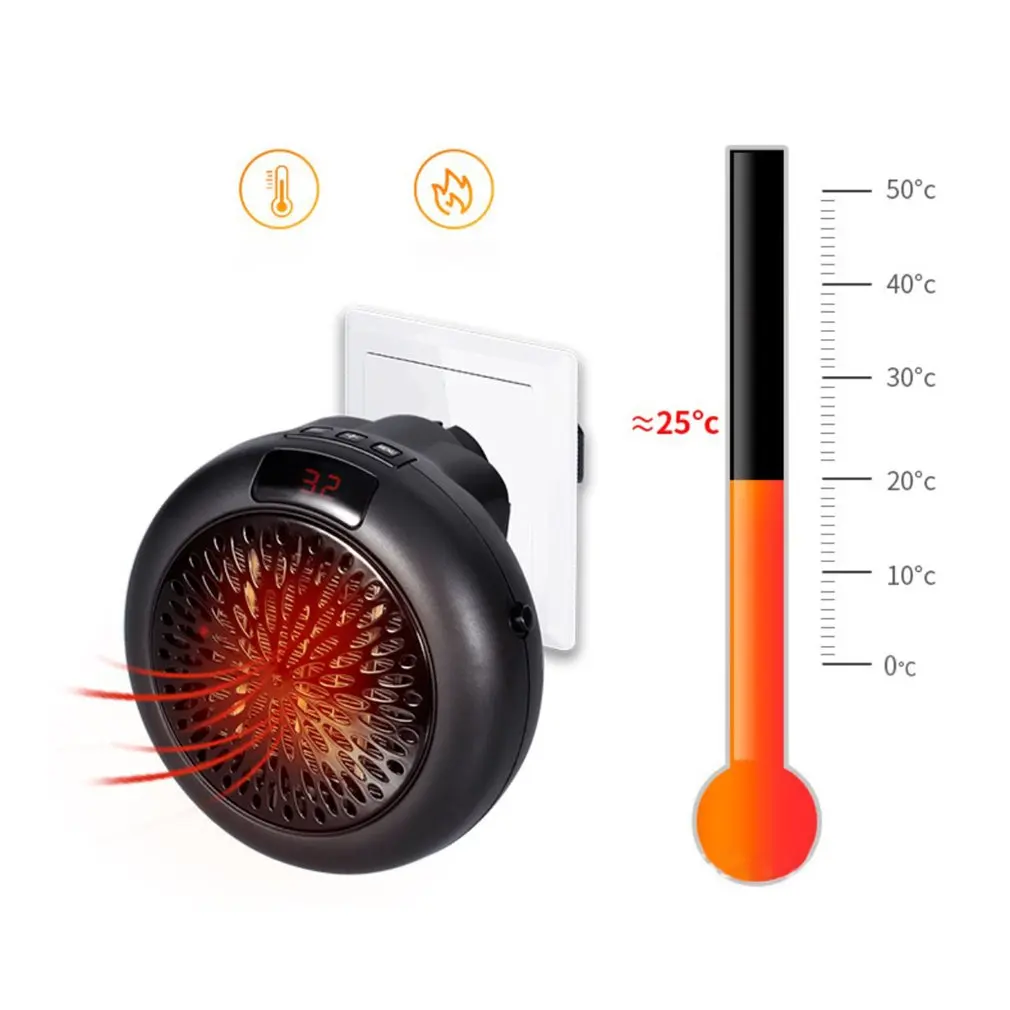 

Mini Heaters Small Desktop Warm Fan Home Heater Mini Space Electric Heater Home Office