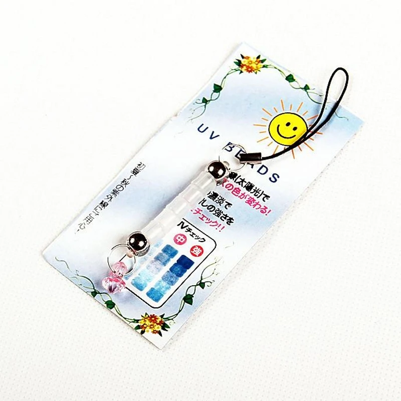 

New Cell phone 5UV Test Ultraviolet Radiation Intensity Test Reflect Mobile Phone Straps