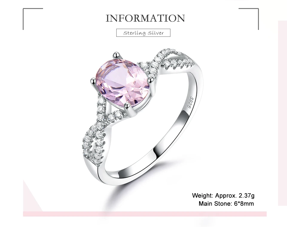 UMCHO morganite 925 sterling silver rings for women RUJ099M-1-pc (2)