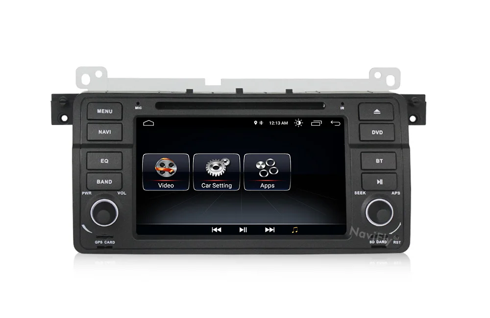 Clearance Android 8.1 1024*600 Car dvd multimedia player radio audio for BMW E46 M3 With GPS Navigation BT SD USB RDS free MAP MIC Canbus 11