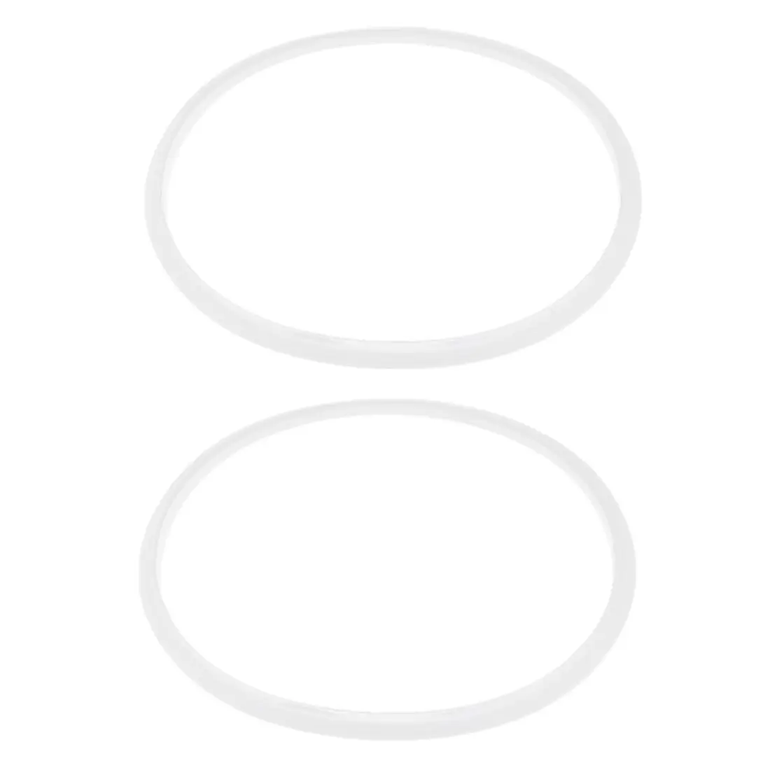 

2 pieces rubber gasket Sealing ring pressure cookers 28cm inside diameter, transparent white