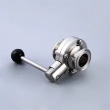 3/" DN20 санитарно встык клапан Нержавеющая сталь SS304