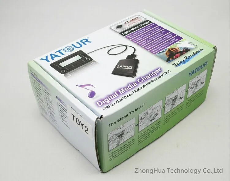 Yatour YTM07 Digital USB SD AUX Bluetooth ipod iphone interface for Smart 450 Lancia Lybra Fiat Brava Bravo Marea 8-Pin Plyer