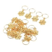 20 штук, кольца для косичек, металлические клипсы для волос, дреды для волос и подвески, заколки для волос, аксессуары для волос