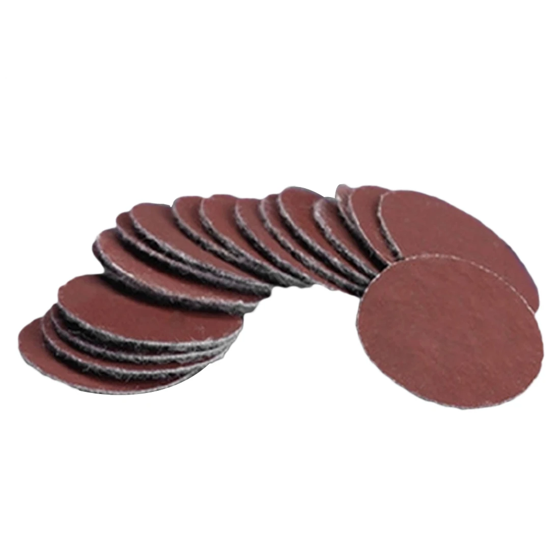 Original imported 50pcs sand plate sand light mat polishing 50mm 60-180+1pc hook loop plate suitable for Dremel abrasives
