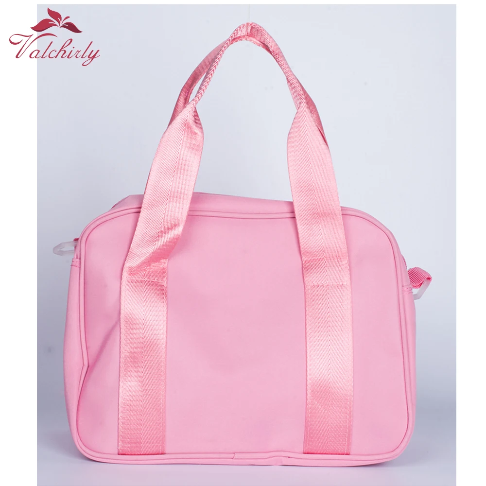 Розовый балетный рюкзак для танцев для девочек, детская сумка с вышивкой, большая емкость, высокое качество