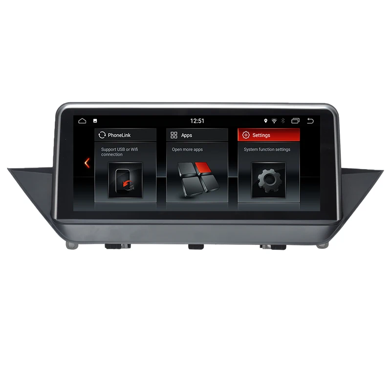 

Auto Multimedia Player for BMW X1 E84 2009 to 2015 CIC System 10.25" Screen Android 8.1 PX6 Six Core 2G+32 Car GPS Navigation